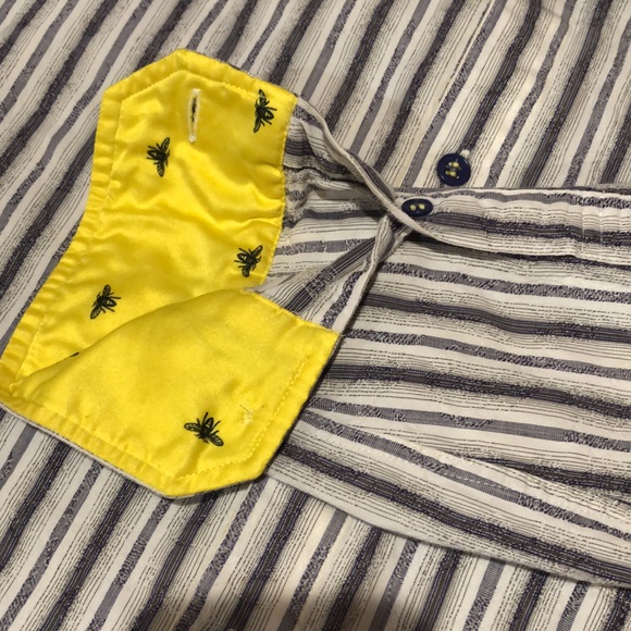 BURTON MEN’S LONG SLEEVE BUTTON DOWN COTTON SHIRT WITH CONTRASTING DETAILS. - Picture 5 of 8